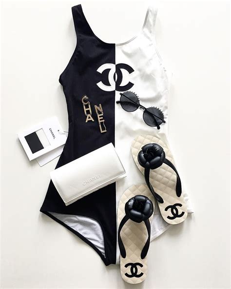 chanel swimsuit 2022|chanel swimwear women.